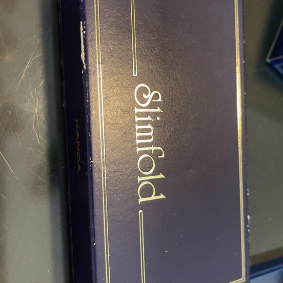 NEW SlimFold Kanda of Japan Folding Eyeglasses w/ Case in BLACK - Picture 9 of 10